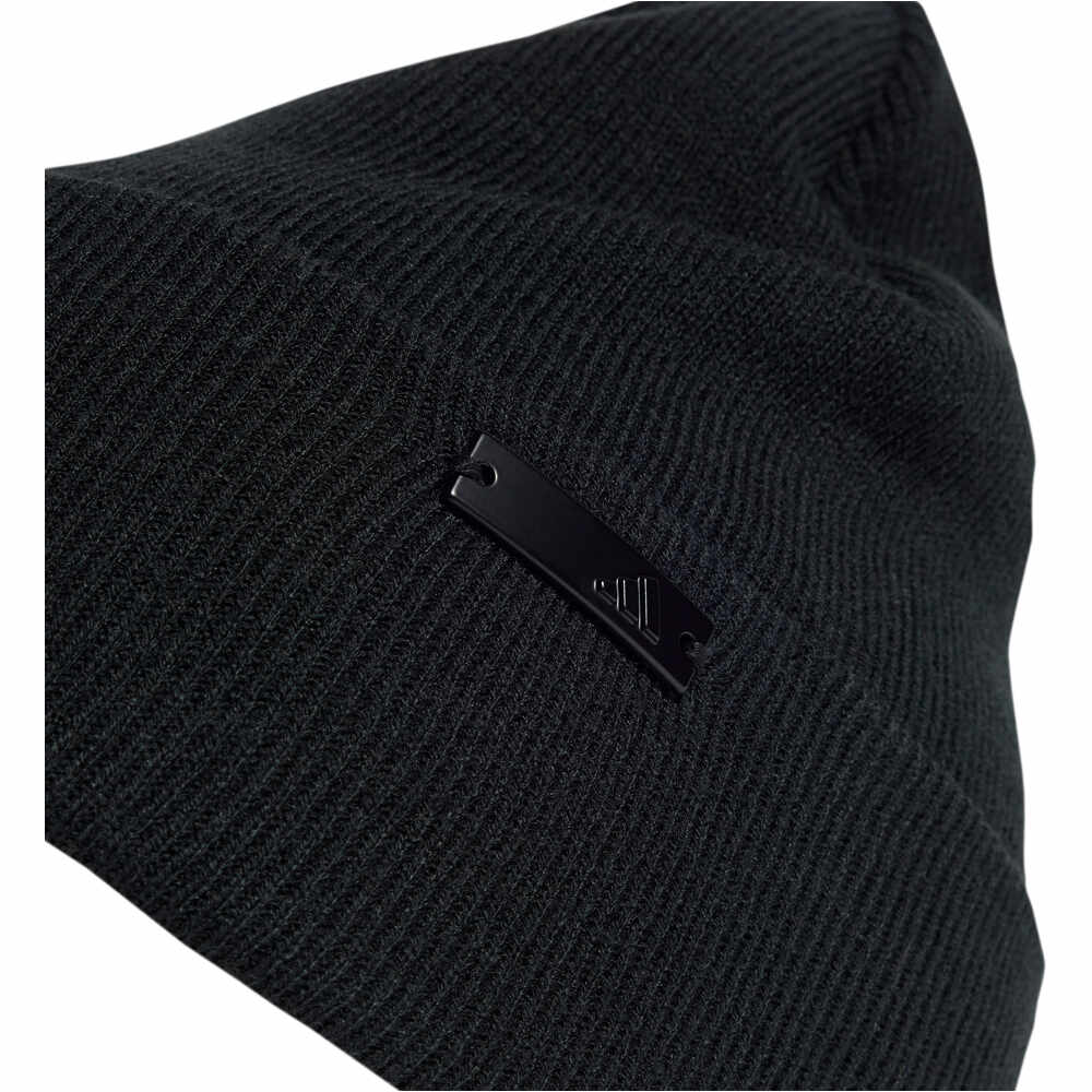 adidas gorro esquí hombre TONAL BEANIE NEGRO vista detalle