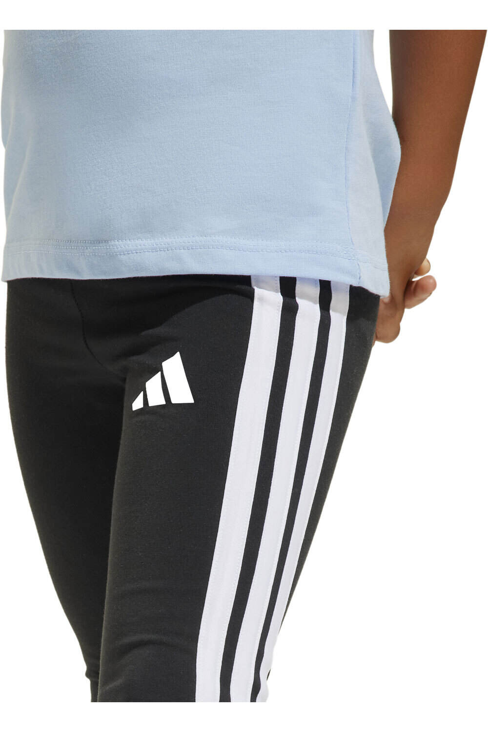 adidas malla larga junior ESSENTIALS NEGRO vista detalle