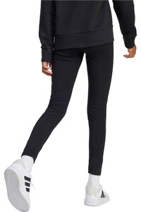 adidas malla larga niña ESSENTIALS BIG LOGO NEGRO vista trasera