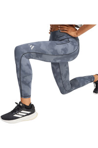 adidas malla larga running mujer ADI365 CLIMACOOL AOP NEGRO vista detalle