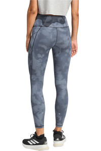 adidas malla larga running mujer ADI365 CLIMACOOL AOP NEGRO vista trasera