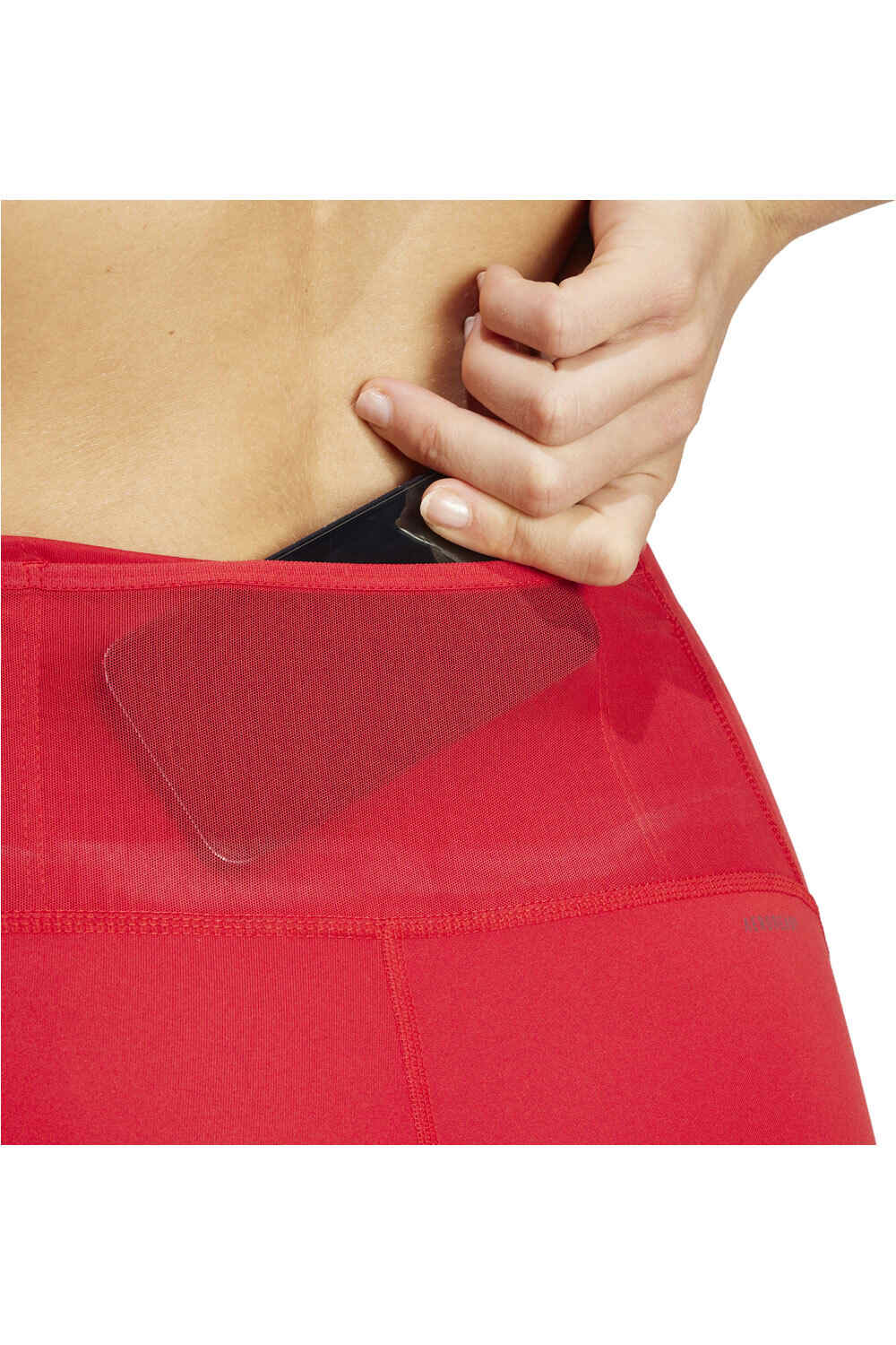 adidas malla larga running mujer ADIZERO 3 ROJO 03