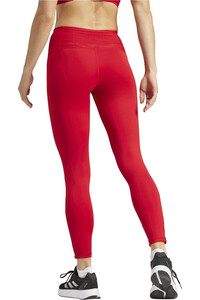 adidas malla larga running mujer ADIZERO 3 ROJO vista trasera