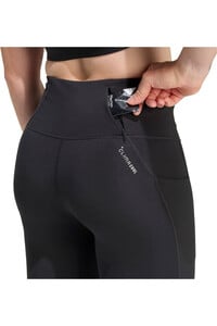 adidas malla larga running mujer CLIMACOOL ADI365 3 STRIPES NEGRO vista detalle