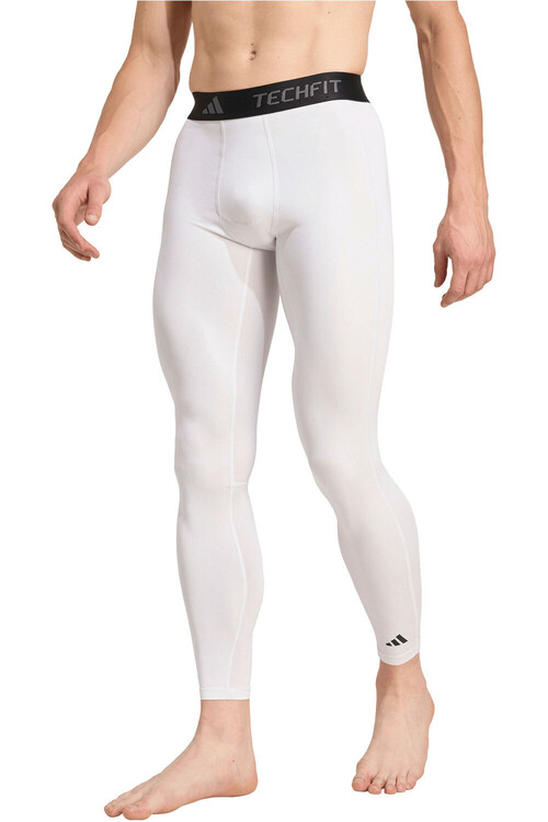 ADIDAS TECHFIT COMPRESSION LONG blanco