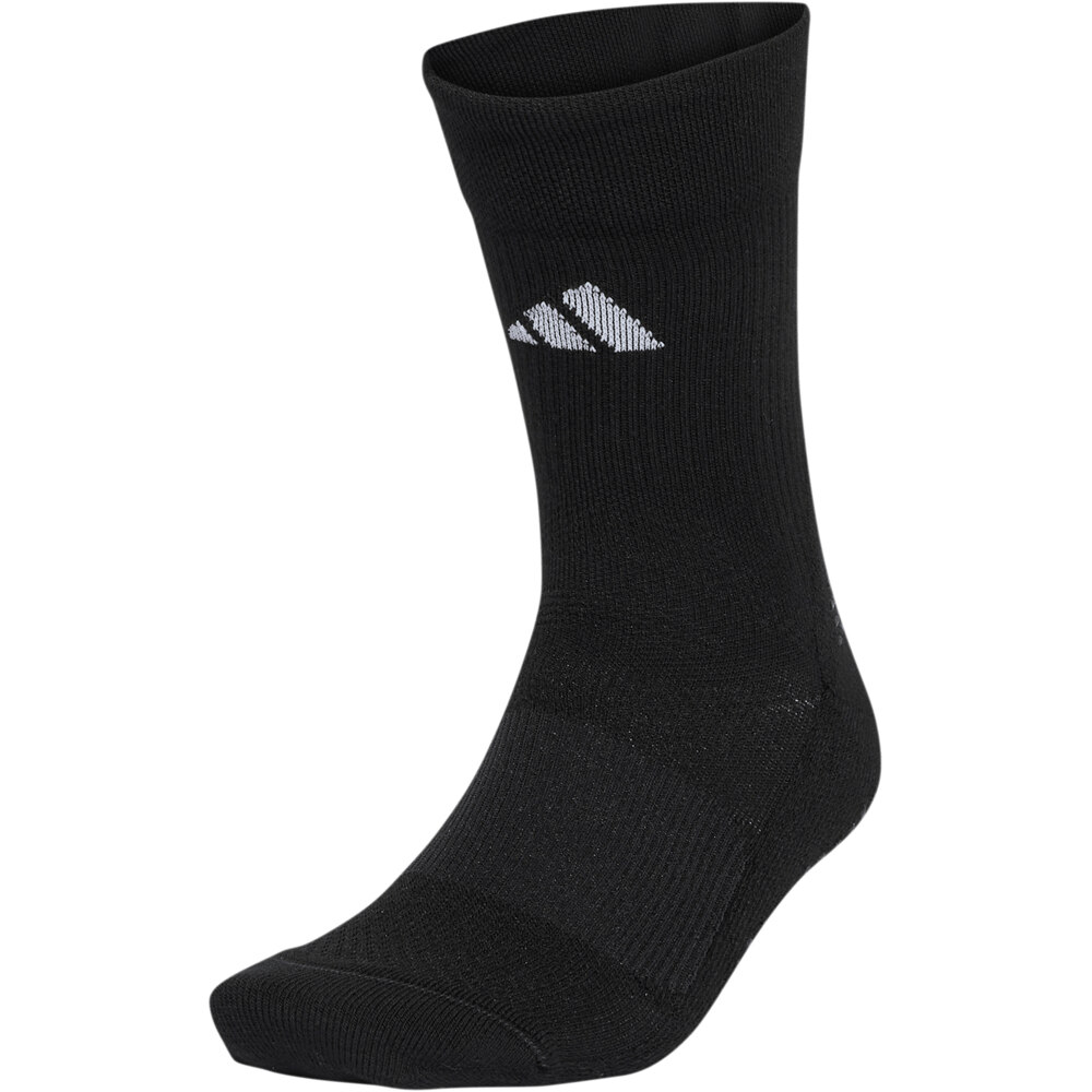 adidas medias fútbol GRIP PRINTED CREW PERFORMANCE NEGRO vista frontal