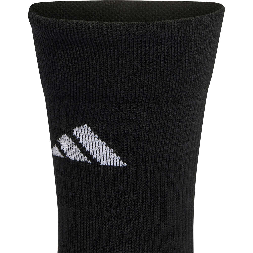 adidas medias fútbol GRIP PRINTED CREW PERFORMANCE NEGRO vista trasera