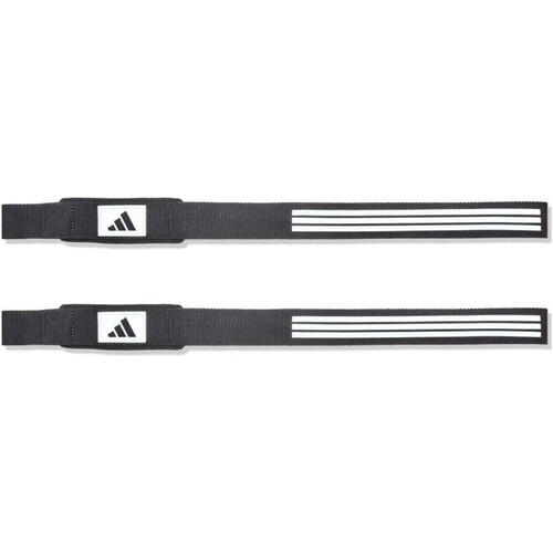 adidas muñequera LIFTING STRAPS _ PAR NEGRO