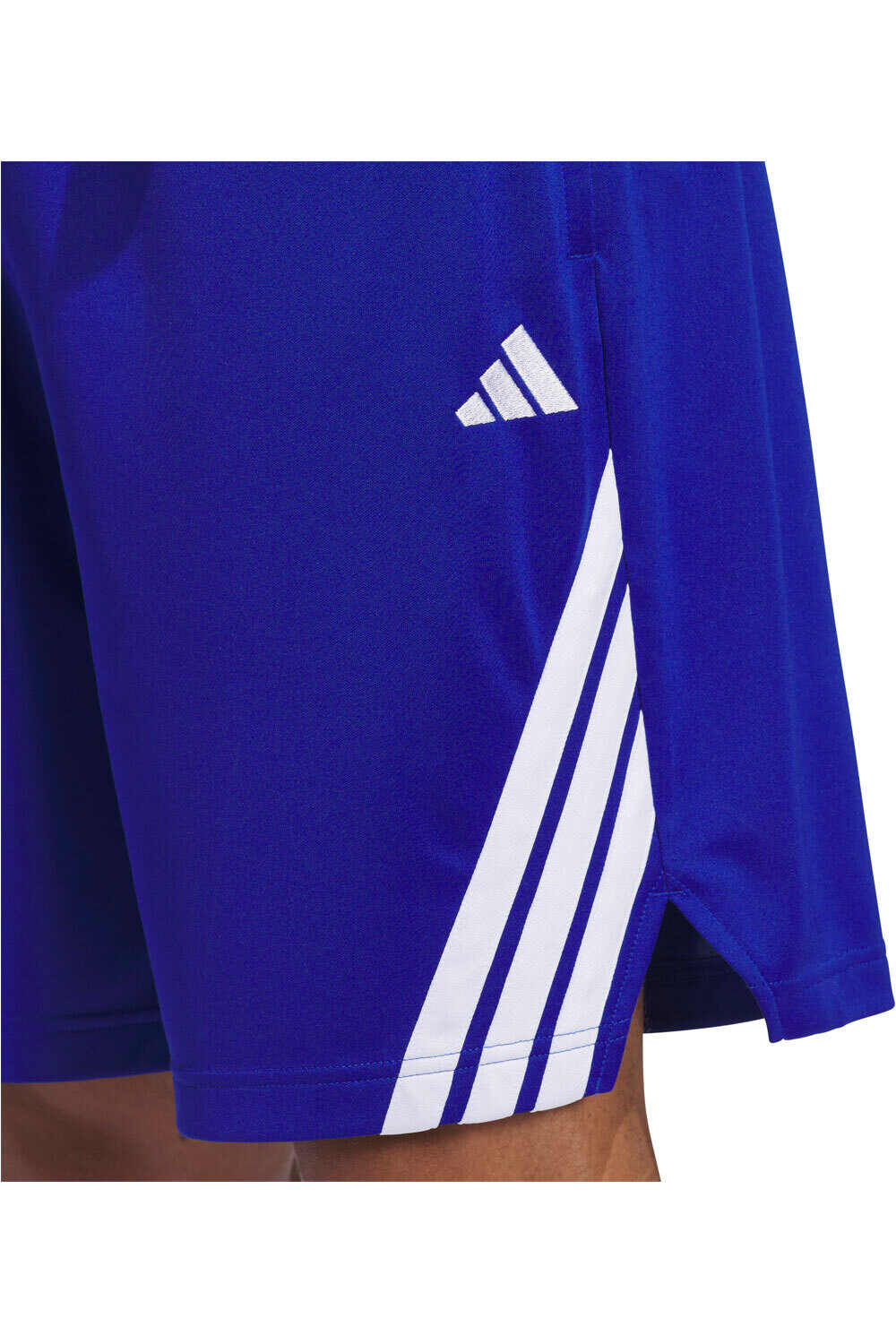 adidas pantalón baloncesto LEGENDS 3 STRIPES AZUL vista detalle