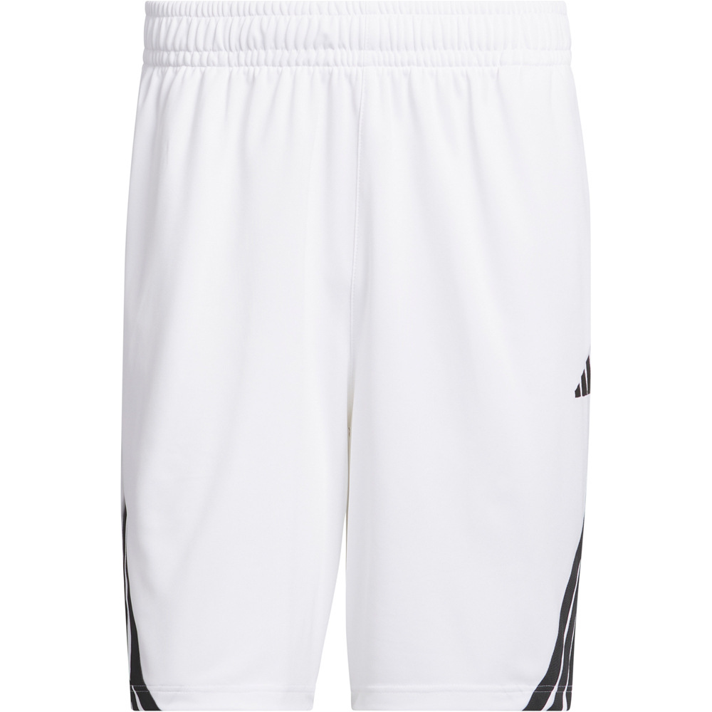 adidas pantalón baloncesto LEGENDS 3 STRIPES BLANCO 04