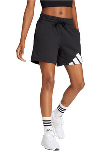 adidas pantalón corto deporte mujer ESSENTIALS BIG LOGO NEGRO vista detalle