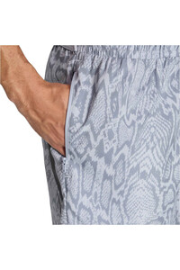 adidas pantalón corto fitness hombre D4T PrimeLift S 5 GRIS vista detalle