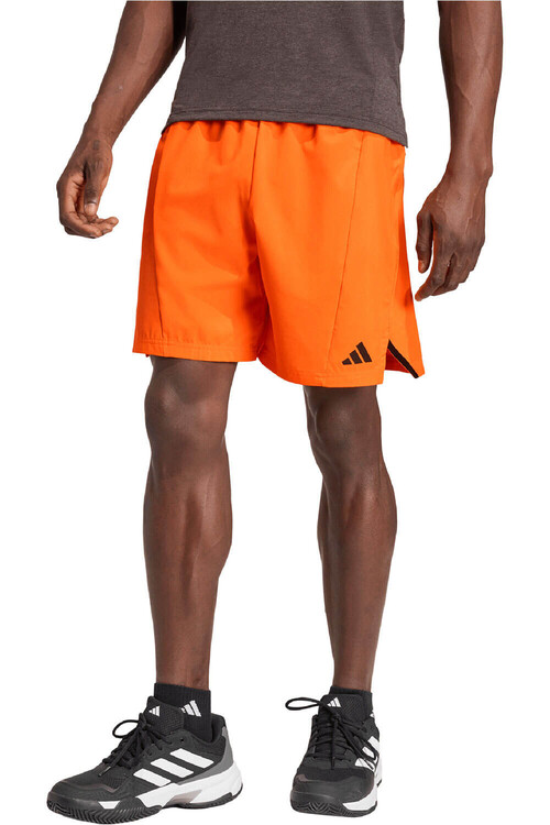adidas pantalón corto fitness hombre D4T WORKOUT NARANJA