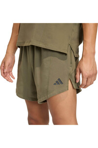 adidas pantalón corto fitness hombre D4T WORKOUT VERDE vista detalle