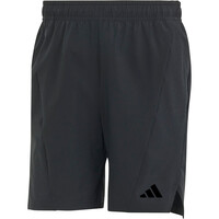 adidas pantalón corto fitness hombre DESIGNED FOR TRAINING NEGRO 04