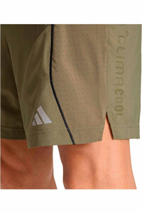 adidas pantalón corto fitness hombre TECH APPAREL CLIMACOOL VERDE 03