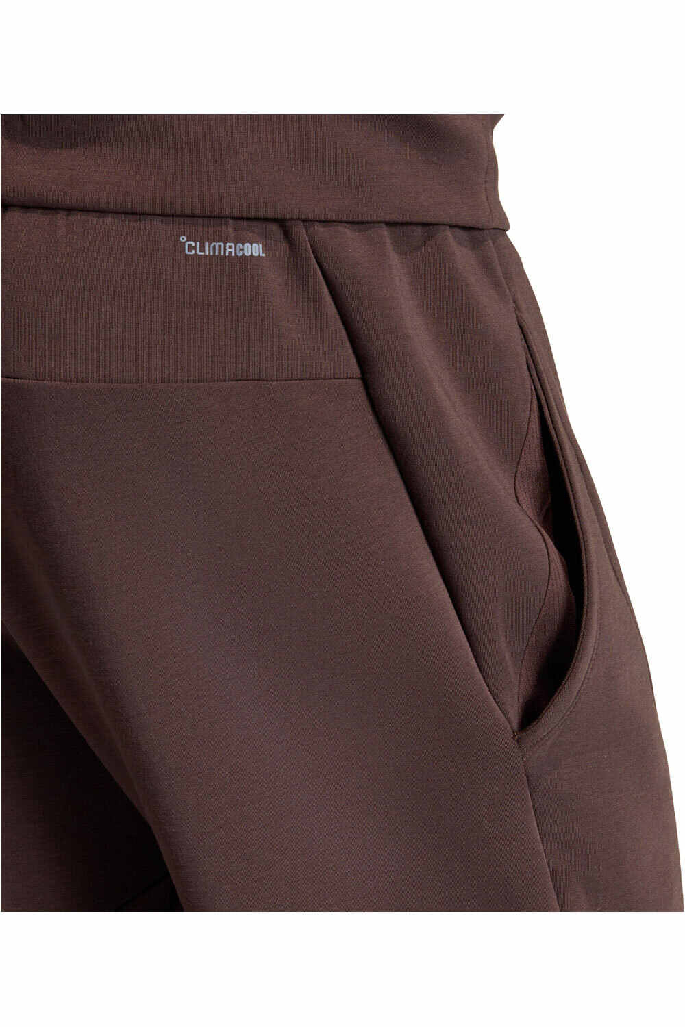 adidas pantalon fitness hombre D4T WORKOUT KNIT MARRON vista detalle
