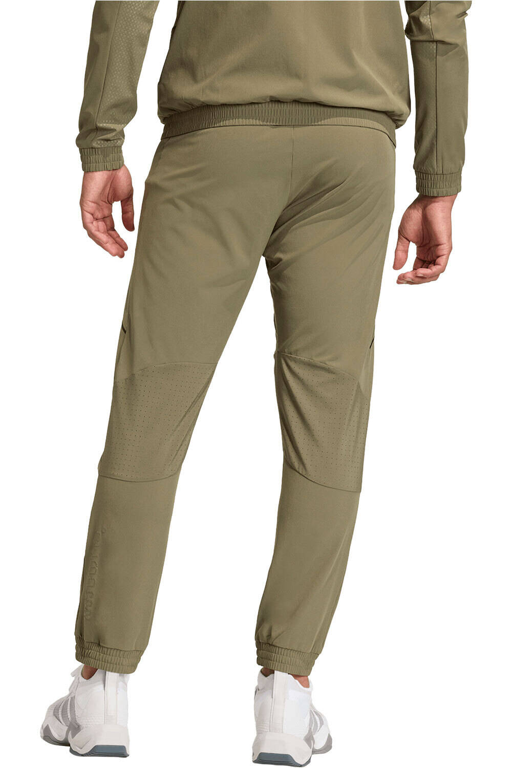 adidas pantalon fitness hombre TECH APPARELPANT VERDE vista trasera