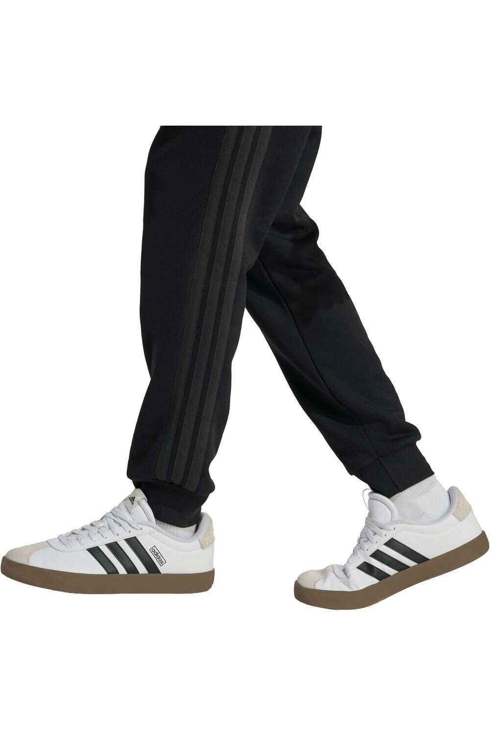 adidas pantalón hombre ESSENTIALS 3 STRIPES NEGRO 03