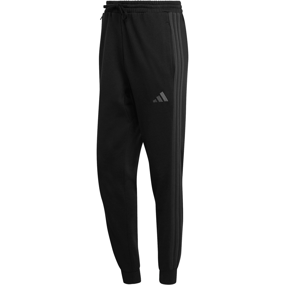 adidas pantalón hombre ESSENTIALS 3 STRIPES NEGRO 04