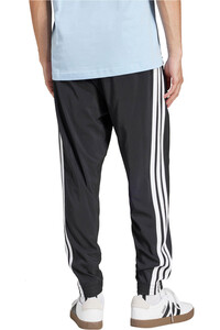 adidas pantalón hombre ESSENTIALS 3 STRIPES NEGRO vista trasera