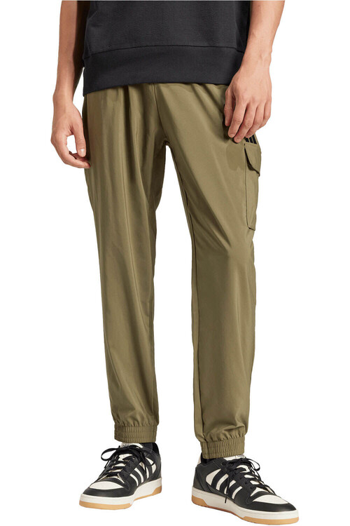 adidas pantalón hombre ESSENTIALS SMALL LOGO CARGP VERDE