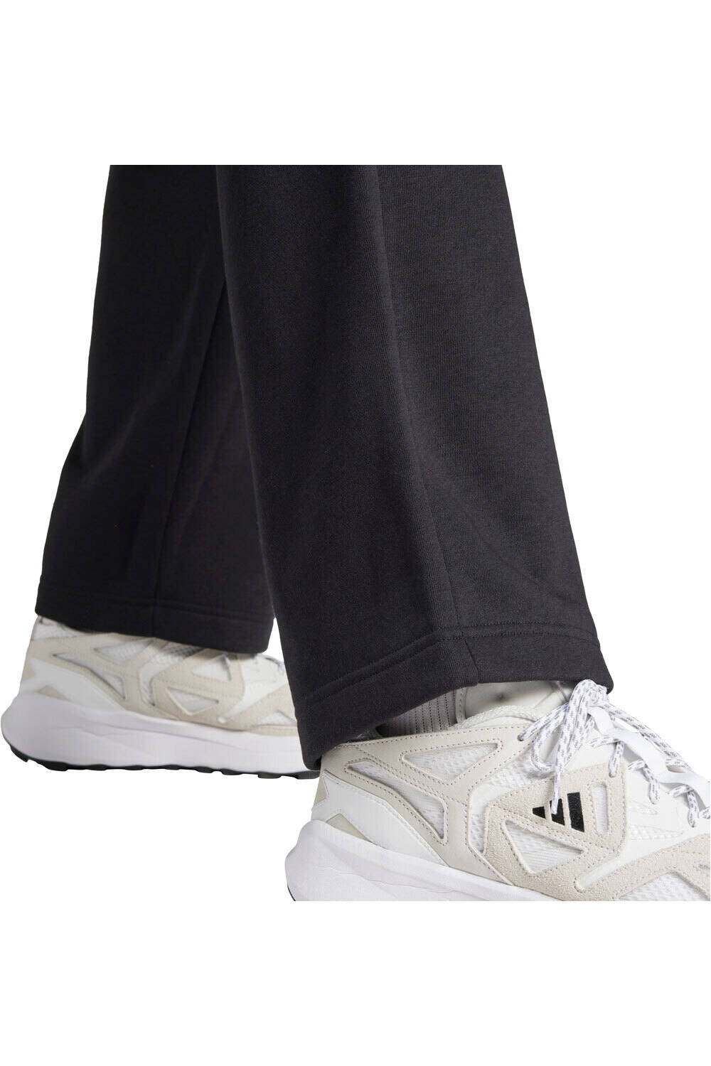 adidas pantalón hombre ESSENTIALS WIDE LEG THREE BAR NEGRO 04