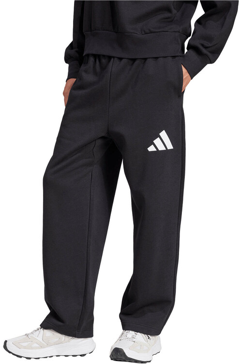 ADIDAS ESSENTIALS WIDE LEG THREE BAR negro