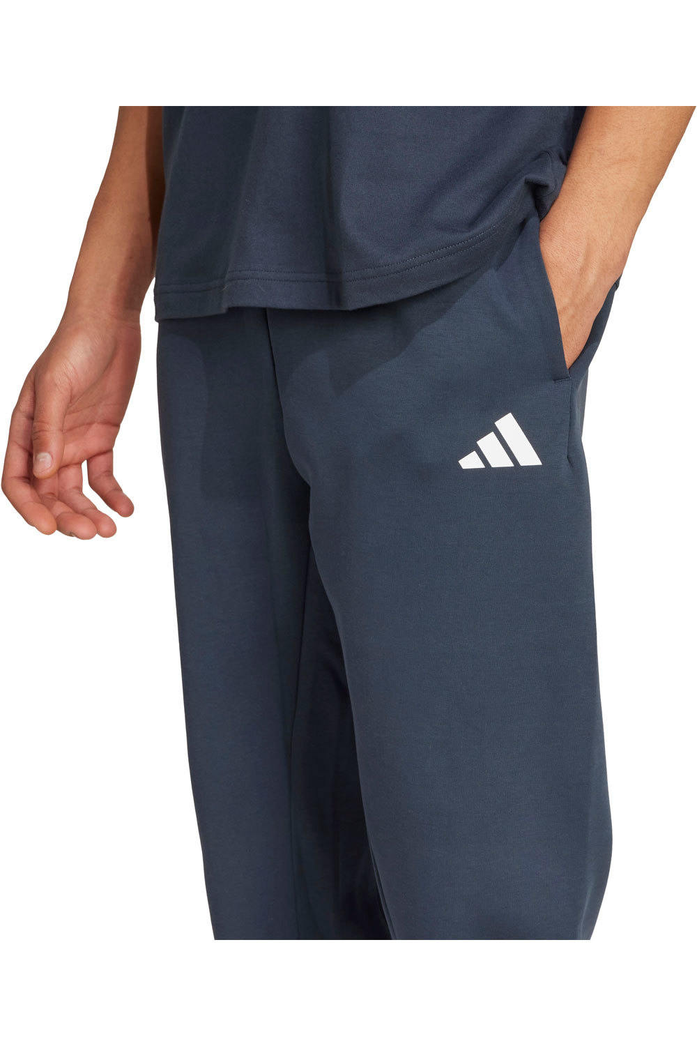 adidas pantalón hombre FUTURE ICONS SMALL LOGO AZUL 03