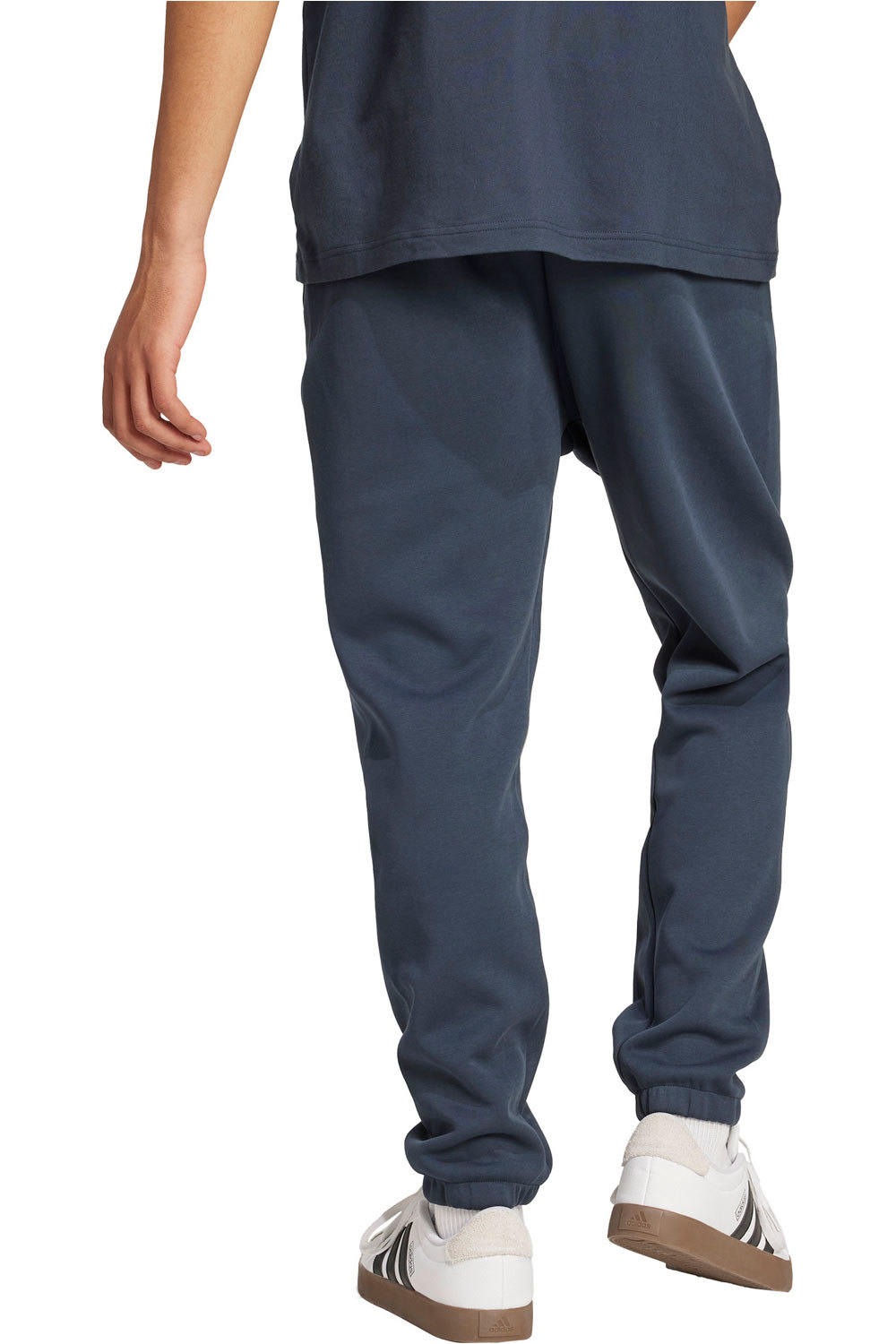 adidas pantalón hombre FUTURE ICONS SMALL LOGO AZUL vista trasera