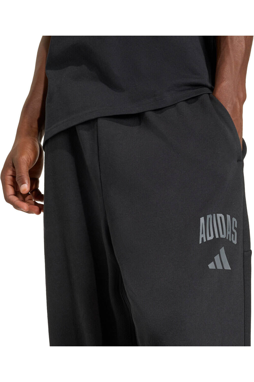 adidas pantalón hombre INSPIRACIN UNIVERSITARIA NEGRO 03