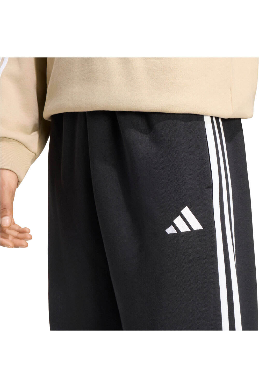 adidas pantalón hombre M 3S FL TO PT NEGRO vista detalle
