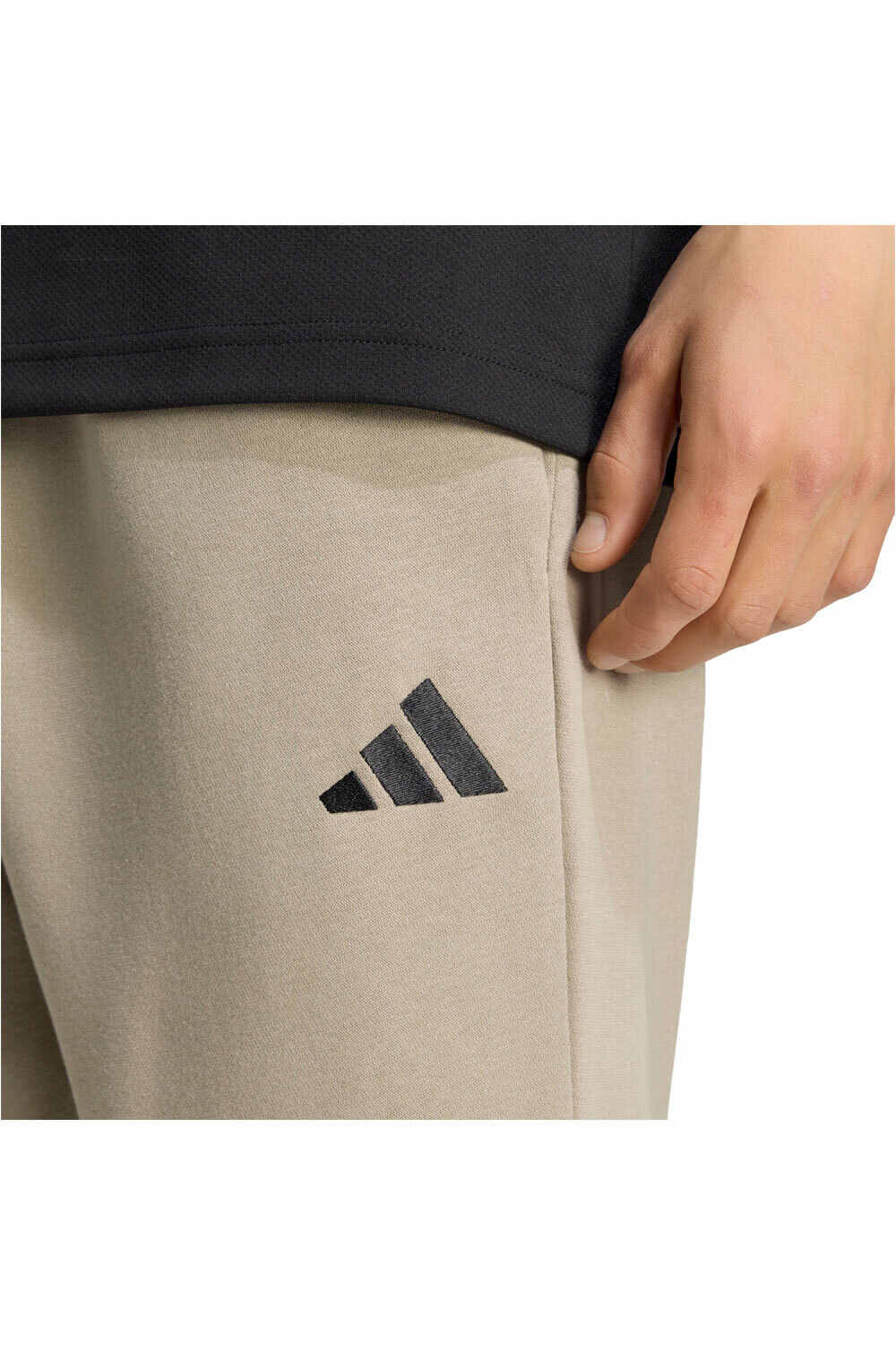 adidas pantalón hombre Pantaln de felpa Essentials Feelcozy GRIS vista detalle