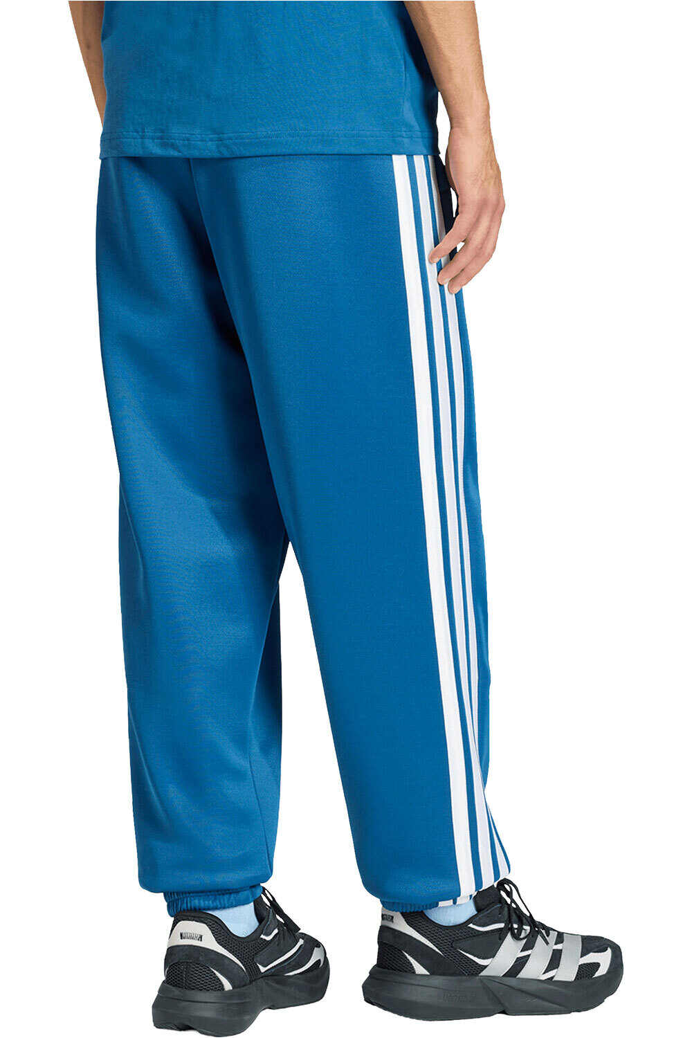 adidas pantalón hombre STADIUM AZUL vista trasera