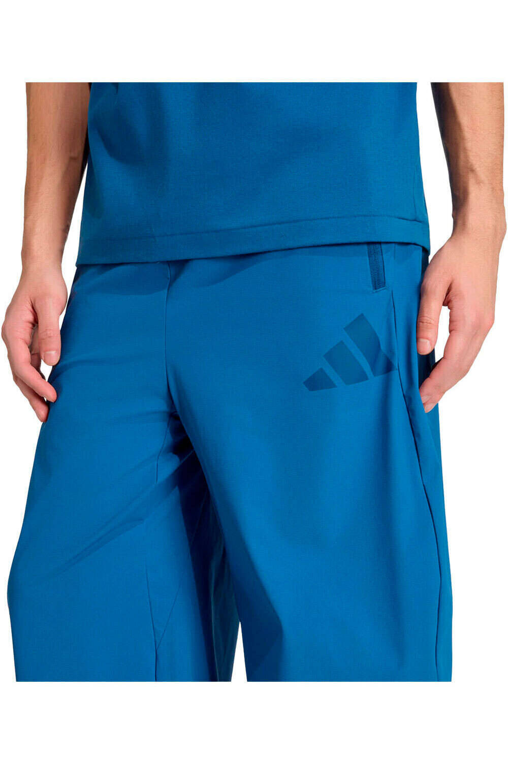 adidas pantalón hombre Z.N.E. AZUL vista detalle