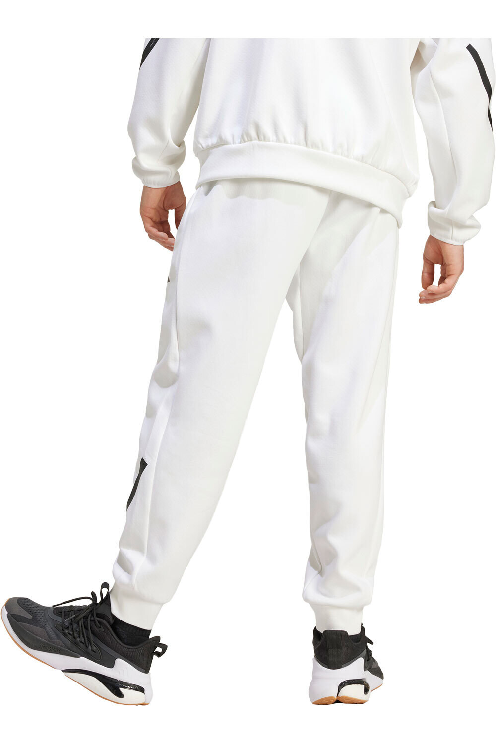 adidas pantalón hombre Z.N.E. BLANCO vista trasera