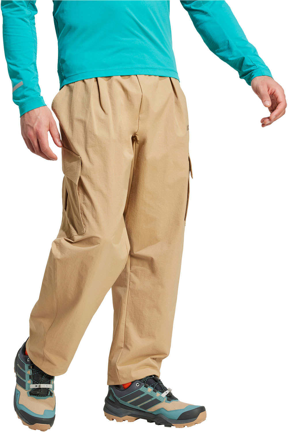 adidas pantalón montaña hombre TERREX XPLORIC MARRON vista detalle