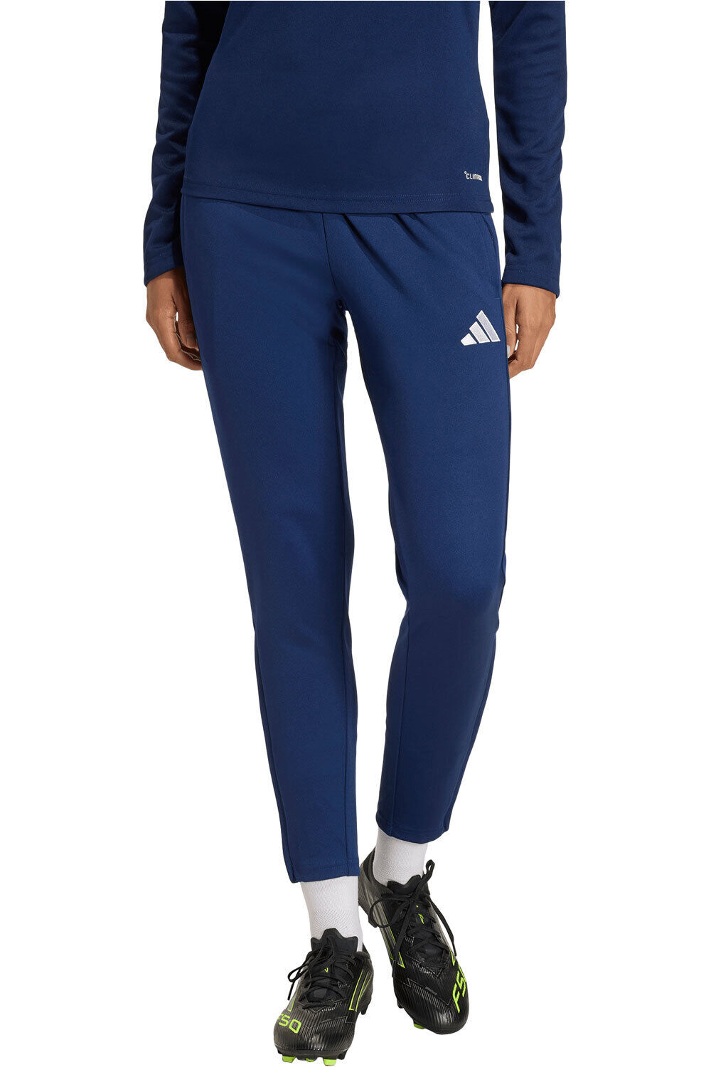 adidas pantalón mujer ENTRADA26 AZUL vista frontal