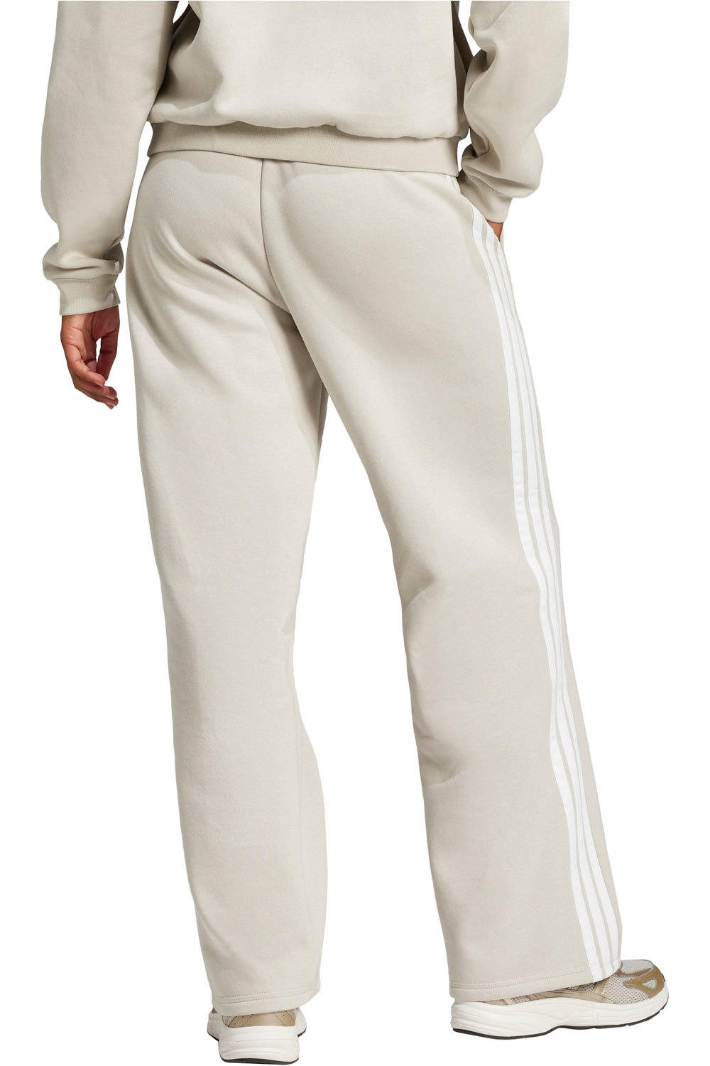 adidas pantalón mujer ESSENTIAL 3 STRIPES AZUL vista trasera