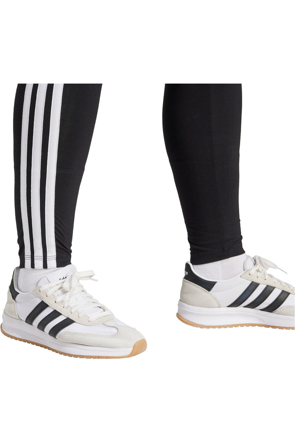 adidas pantalón mujer ESSENTIALS 3-STRIPES COTTON NEGRO 04