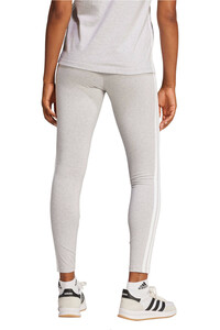 adidas pantalón mujer ESSENTIALS 3 STRIPES GRIS vista trasera