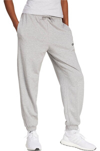 adidas pantalón mujer ESSENTIALS LINEAR GRIS vista detalle