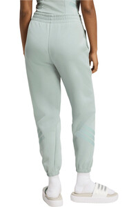 adidas pantalón mujer FUTURE ICONS 3 STRIPES AZUL vista trasera