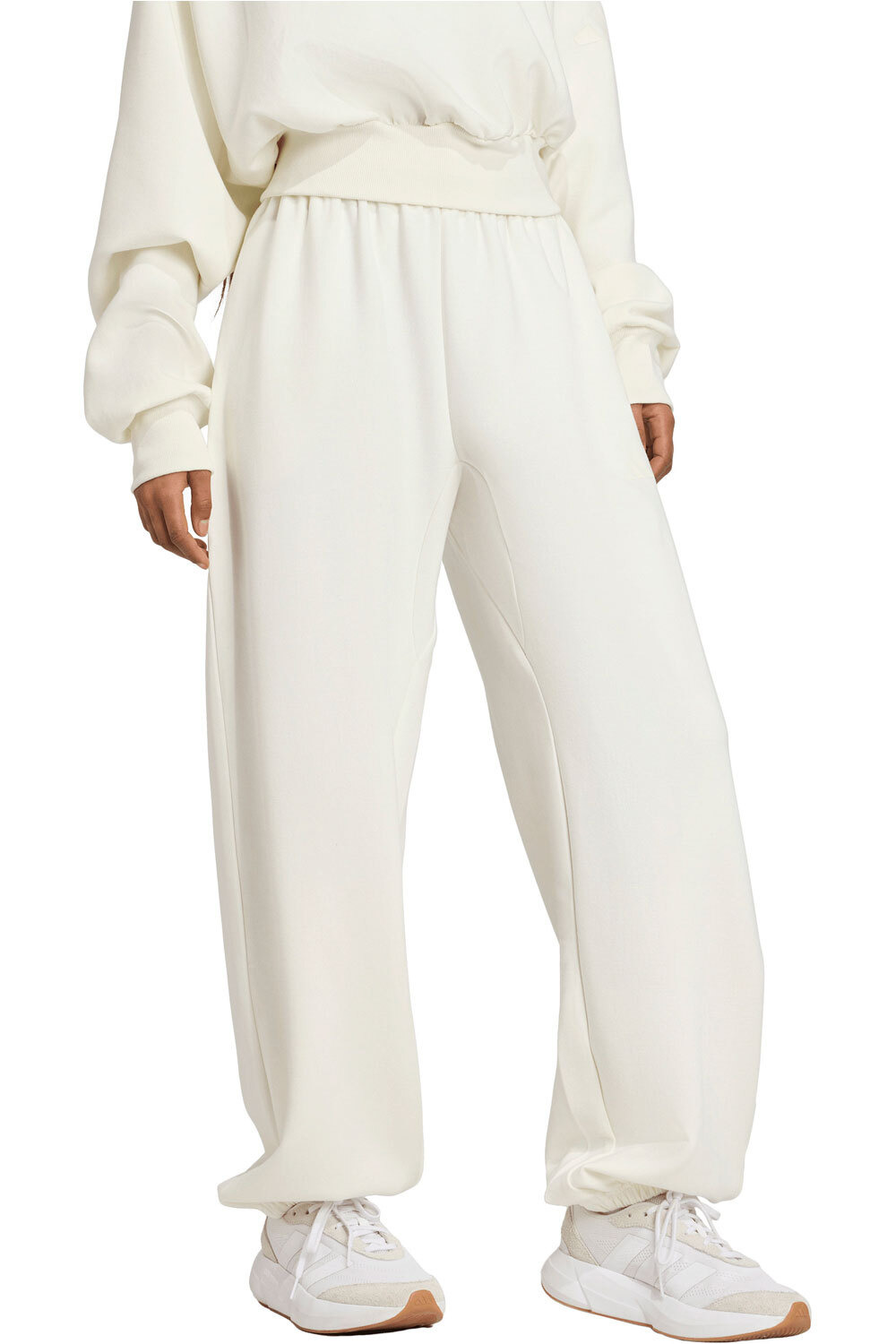 adidas pantalón mujer SOFT LUX BLANCO vista detalle