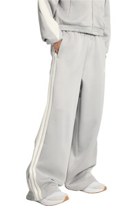 adidas pantalón mujer STADIUM 3 STRIPES GRIS vista detalle