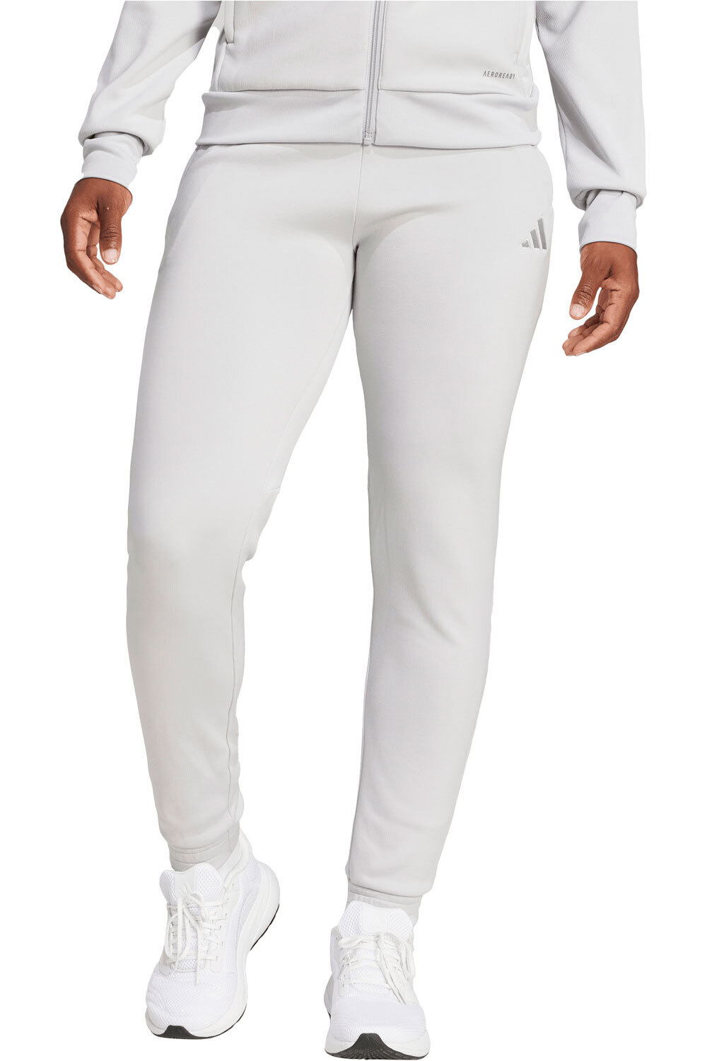 adidas pantalón mujer TIRO 25 GRIS vista frontal