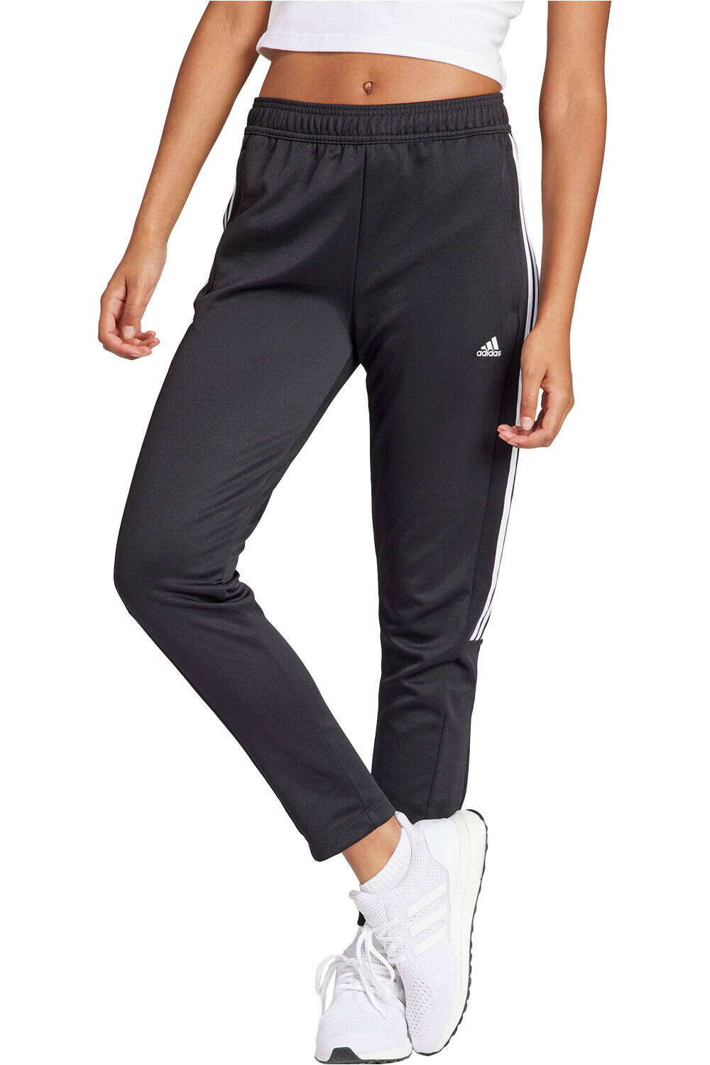 adidas pantalón mujer TIRO COLOR BLOCK NEGRO vista frontal