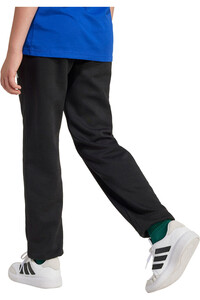 adidas pantalón niño ESSENTIALS NEGRO vista trasera
