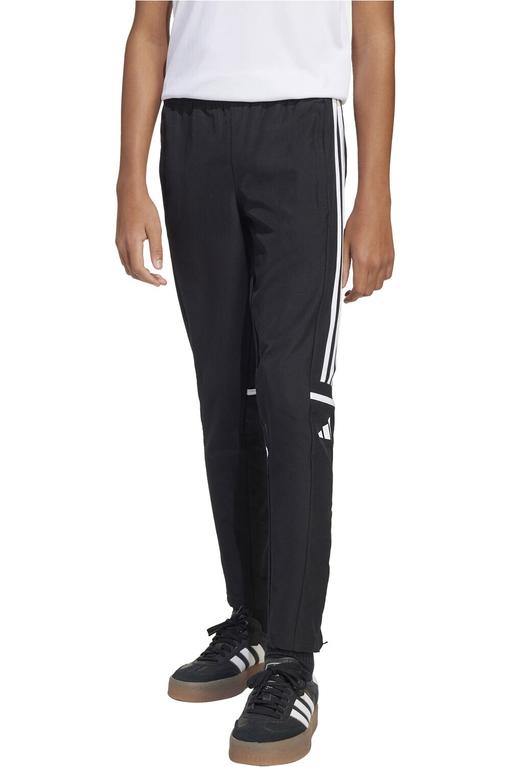 adidas pantalón niño SQUADRA25 PRESENTATION NEGRO vista frontal
