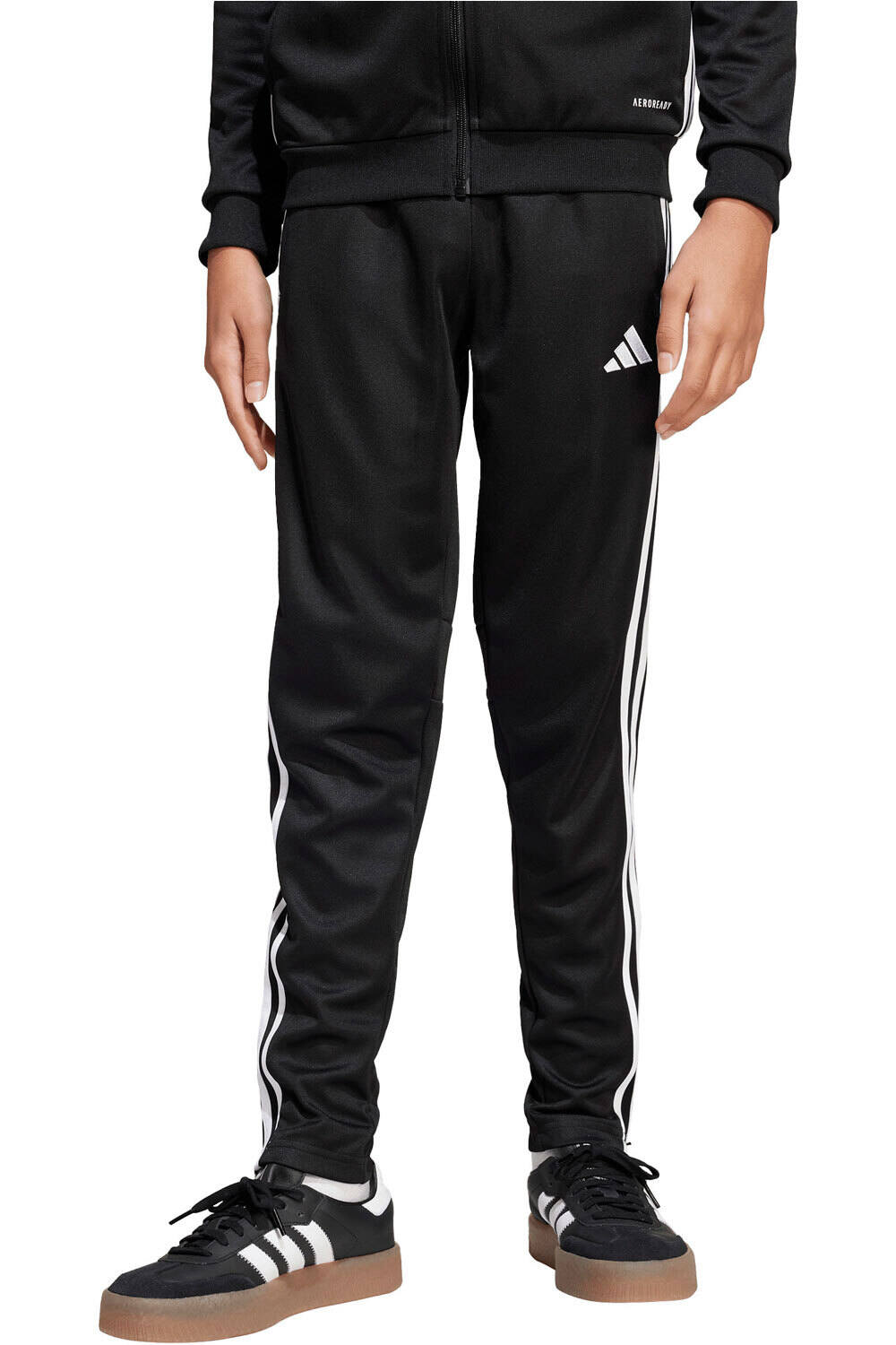 adidas pantalón niño TIRO25 ESSENTIALS NEGRO vista frontal